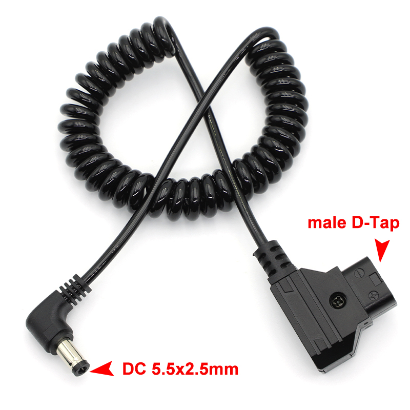 Photography Angles - Power Tap D-Tap Male to Right