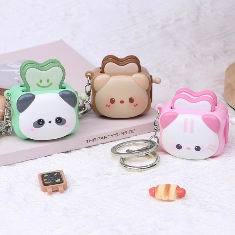 Photography Jokes - Cute Animal Toast Pop-Up Keychain, Kawaii