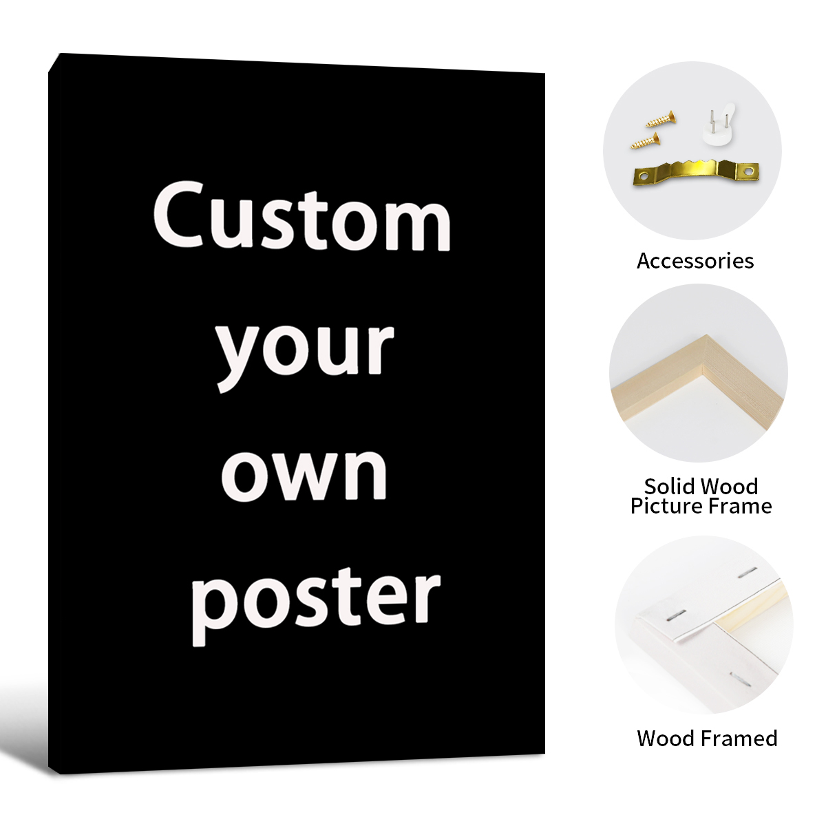 Photography Poster - Custom posters framed wall art customized