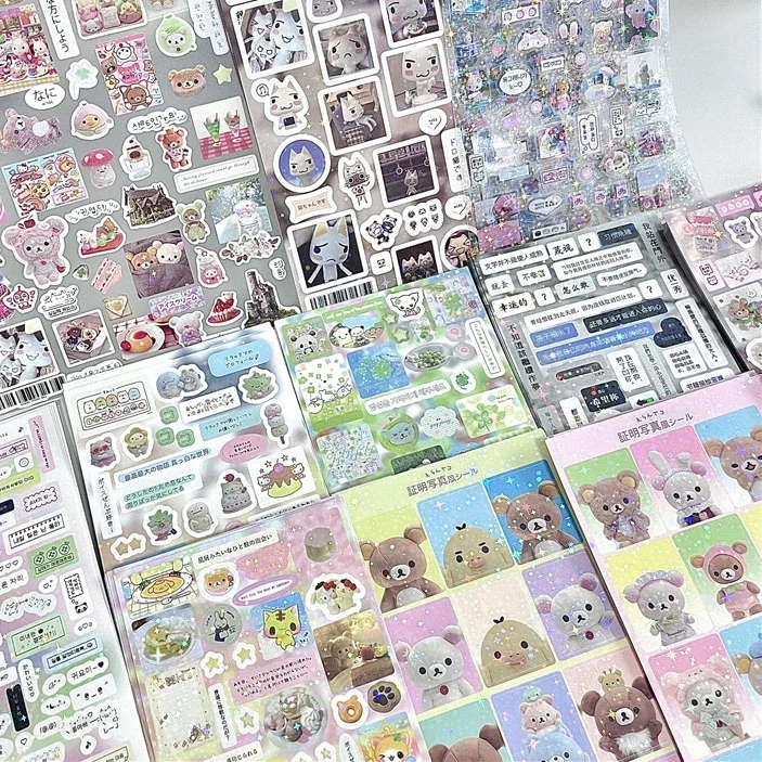 Photography Journalism - 10Pcs Kawaii Japanese Retro Cartoon Laser