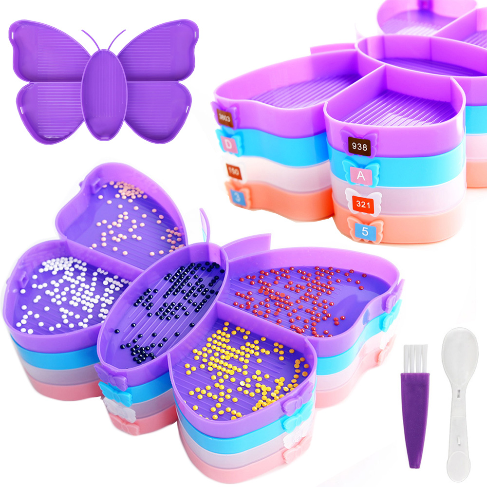 Photography Techniques - Diamond Painting Butterfly Tray Set, Cute