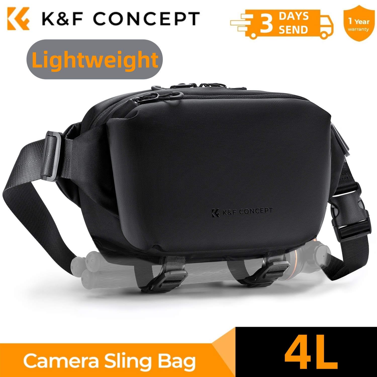 Photography Journalism - K&F CONCEPT 4L Camera Sling Bag