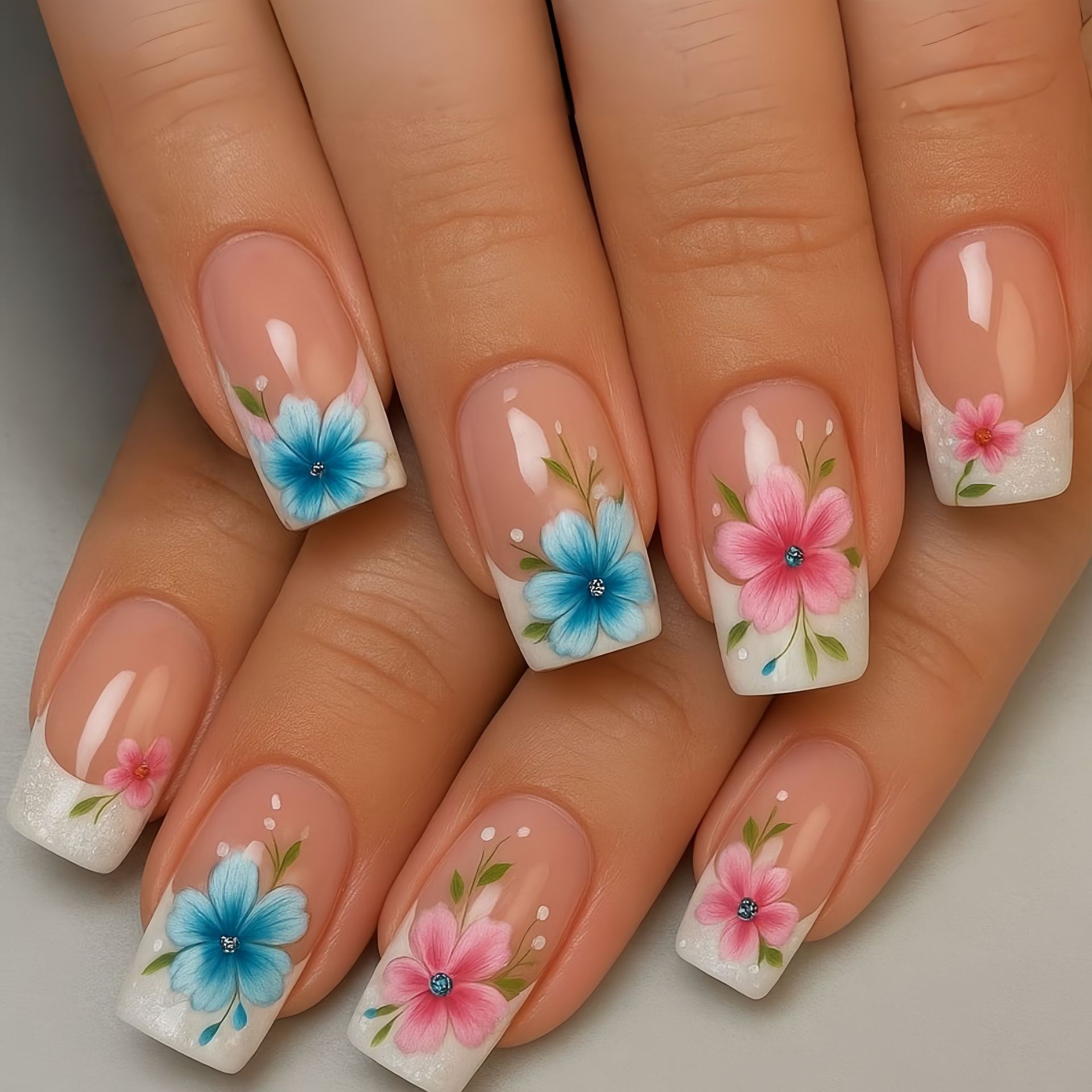 Photography Tips - Short Medium fake nails for women