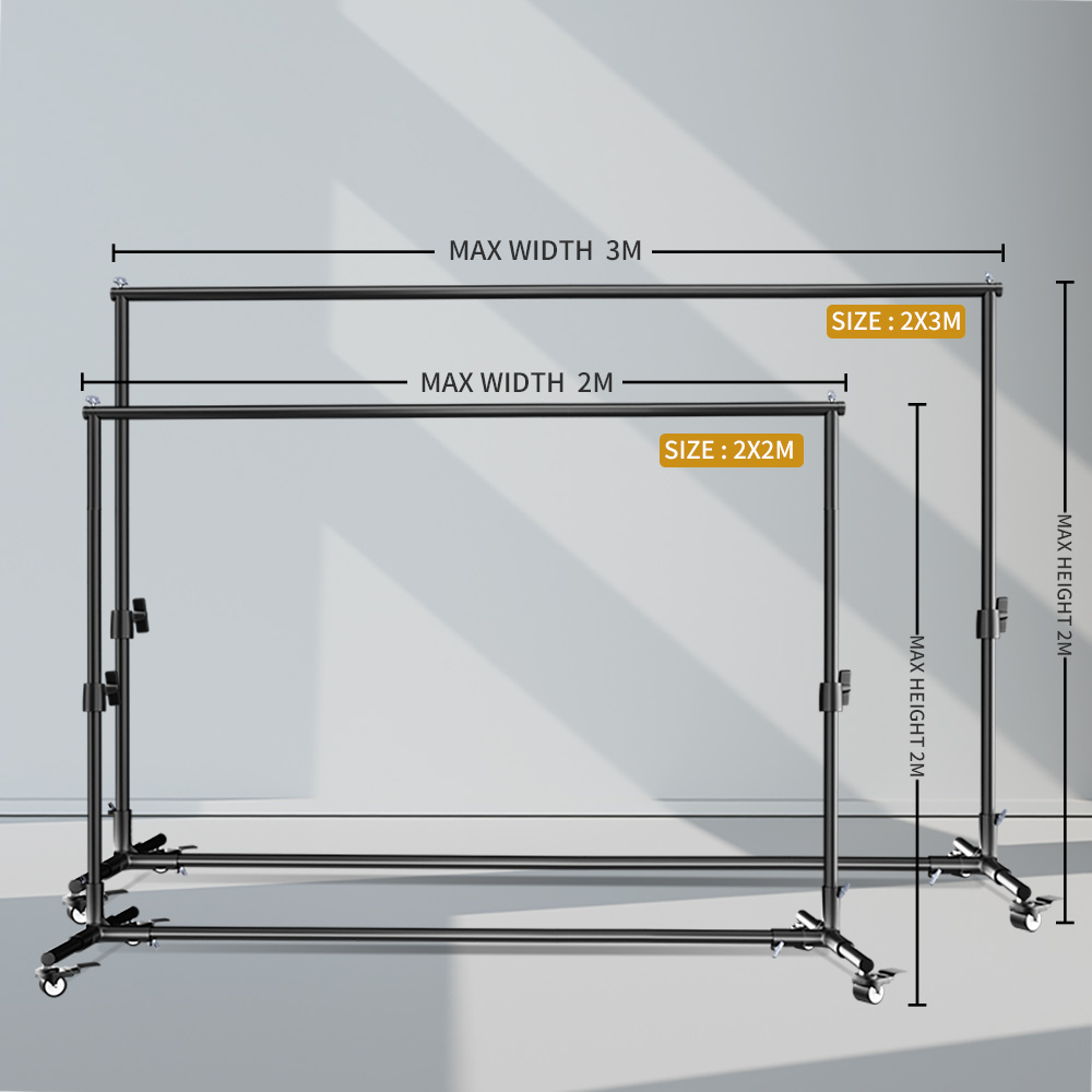 Backdrop Stand Kit - SH 2X2M / 2X3M Background Stand