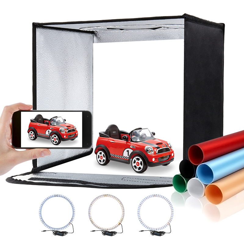 Photography Angles - 11.8x11.8inch Fold Photo Studio Light Box