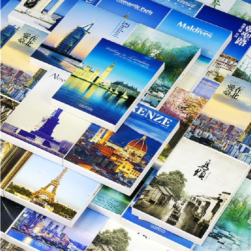 Photography Journalism - 30Pcs 10x14cm Travel Landscape Photography Postcards