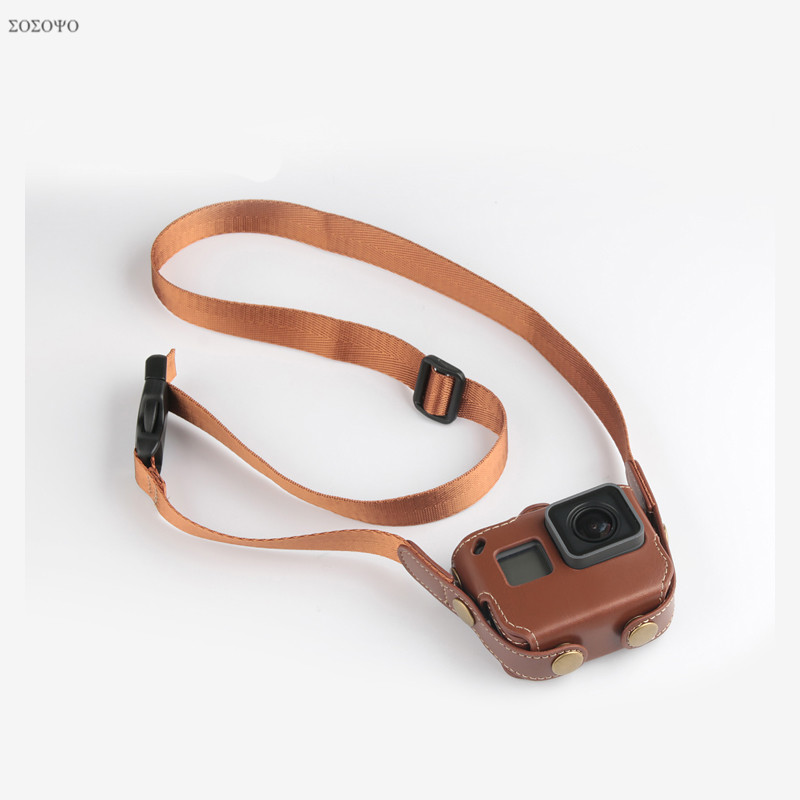 Camera Strap Leather - 3 colors Protective case PU Bag