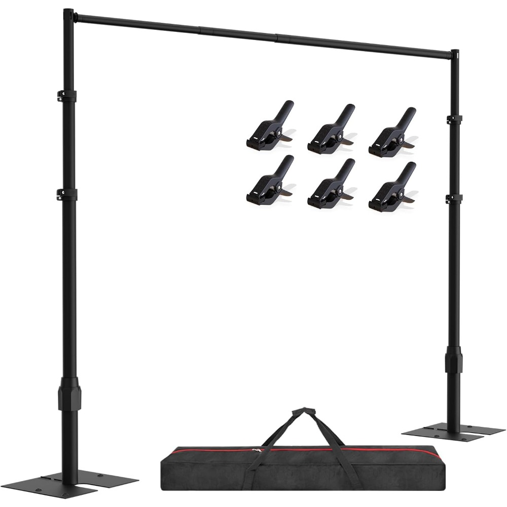Backdrop Stand Kit - EMART Backdrop Stand Heavy Duty 10x10FT,