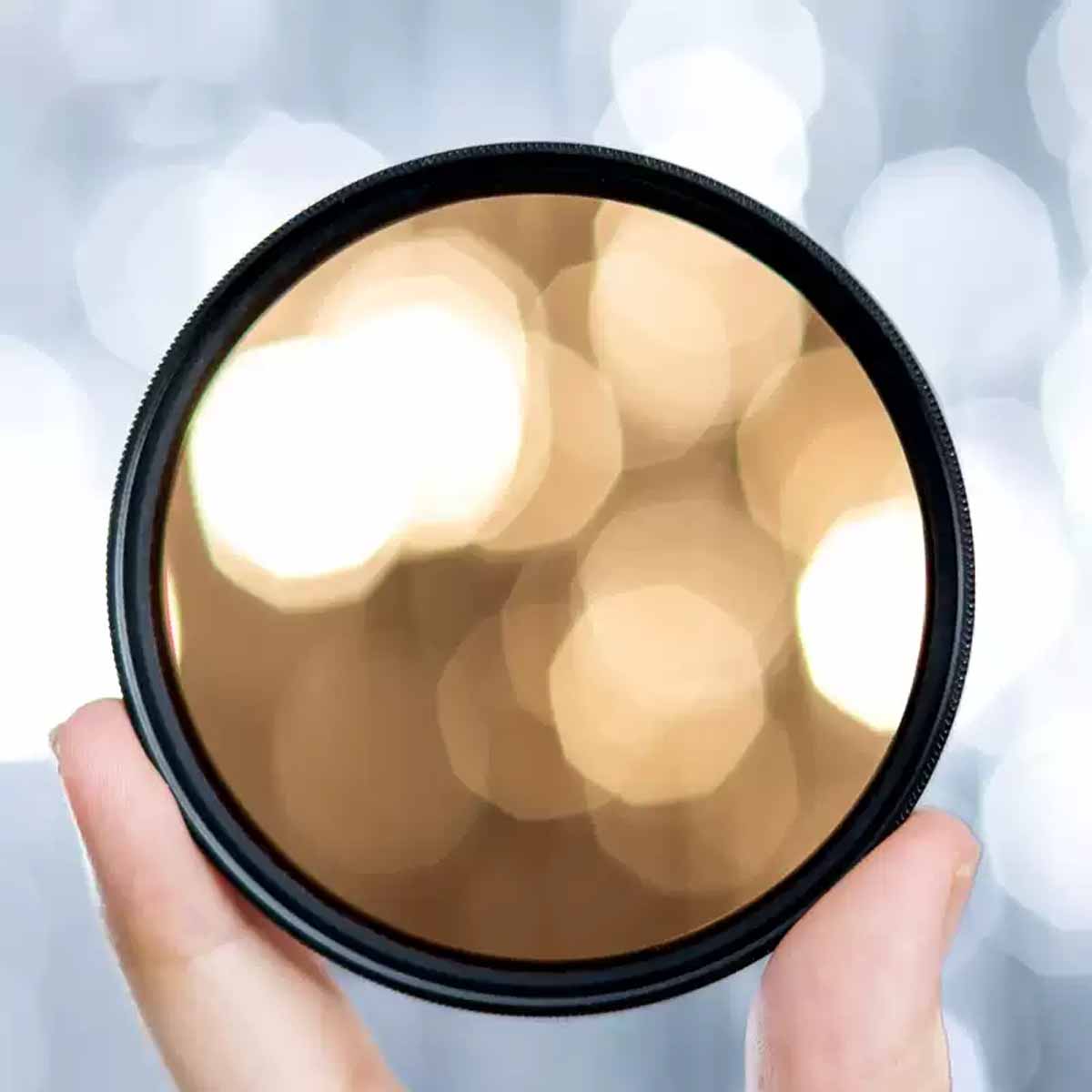 Photography Yellow Filter - Retro DSLR Mirror Brown Filter Nostalgic
