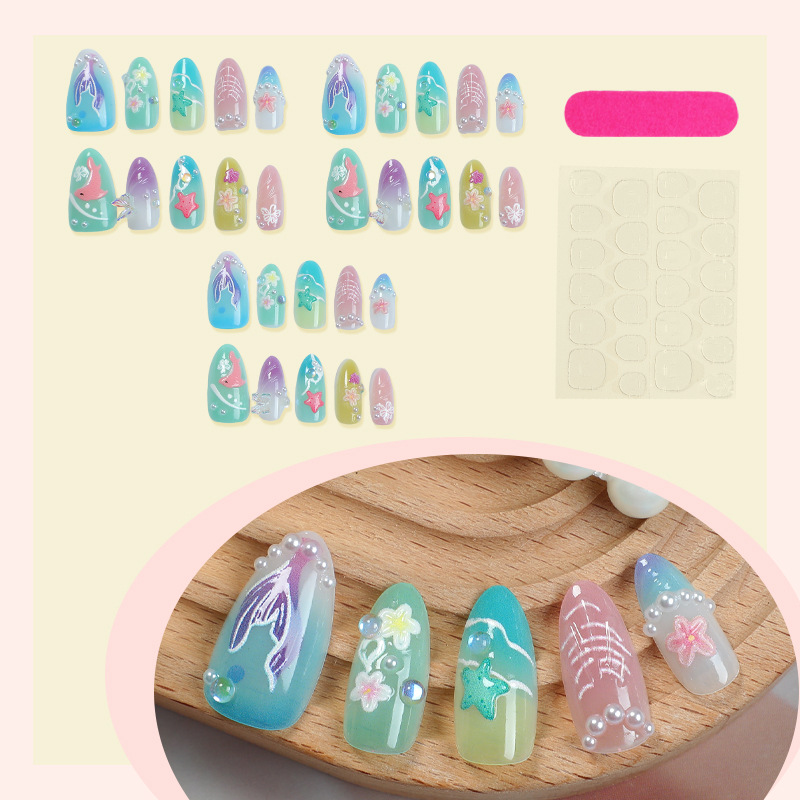 30pcs Summer Press on Nails 3D - огляд і ціна Photography Tips