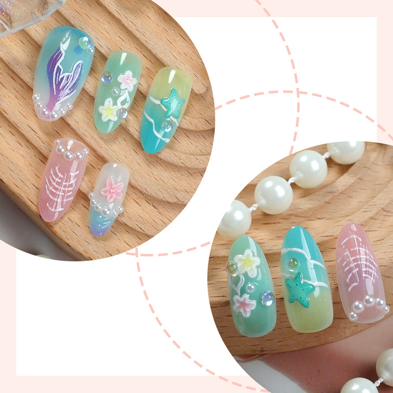 30pcs Summer Press on Nails 3D - огляд і ціна Photography Tips