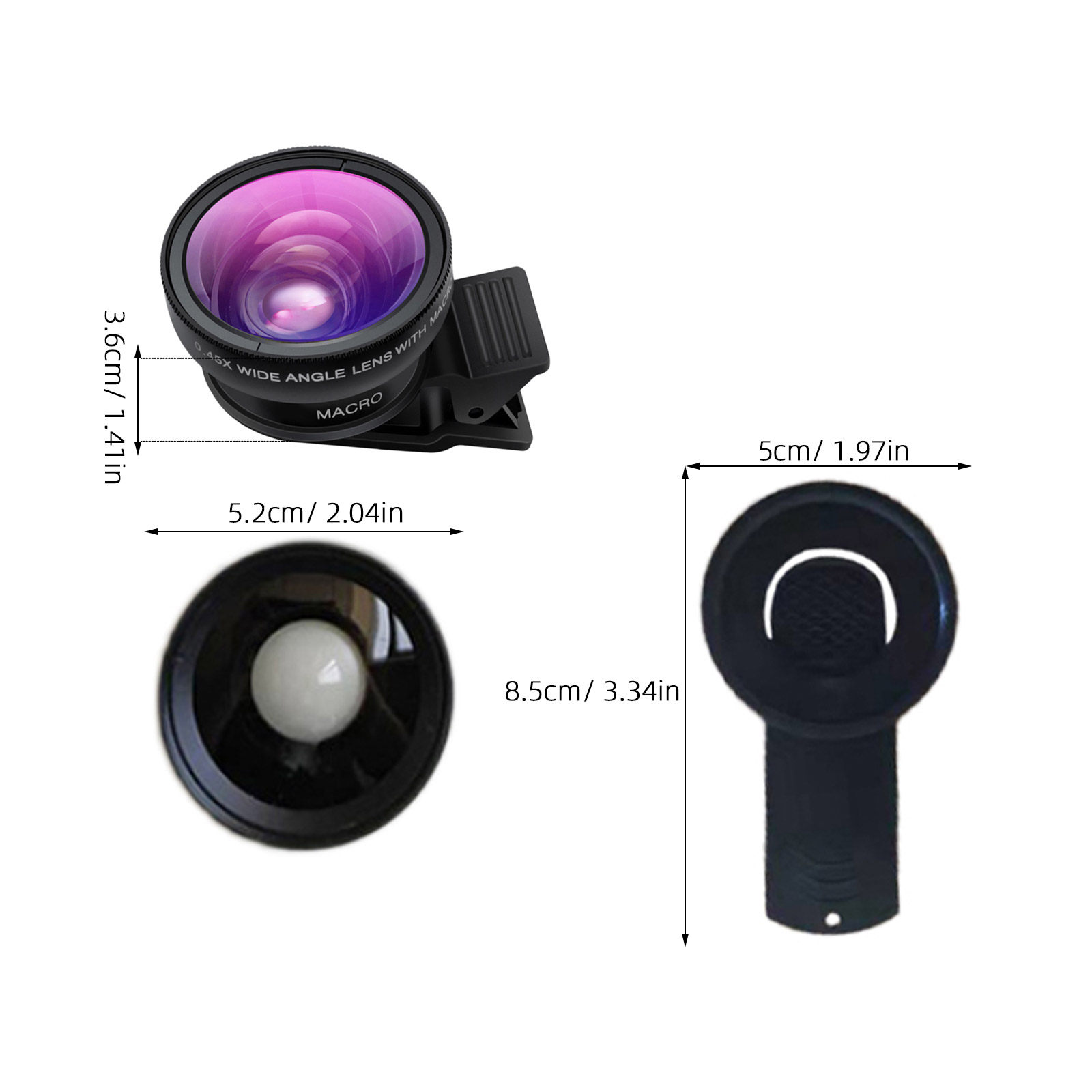 Phone Lens 0.45x Wide Angle 12 - огляд і ціна Photography Angles