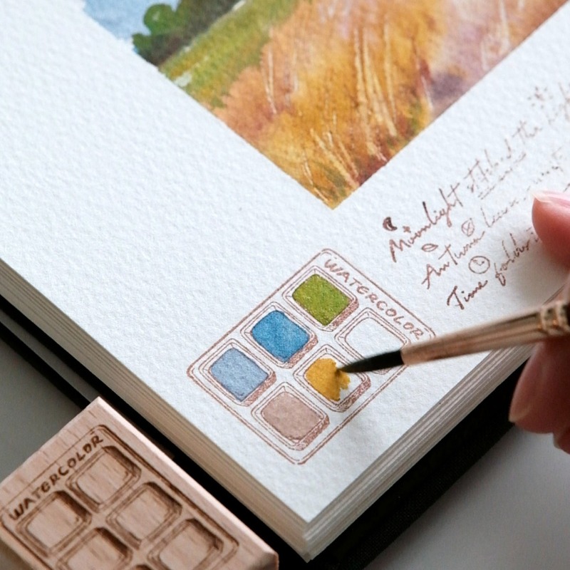 6 Grid Watercolor Color Card W - огляд і ціна Color Checker Card
