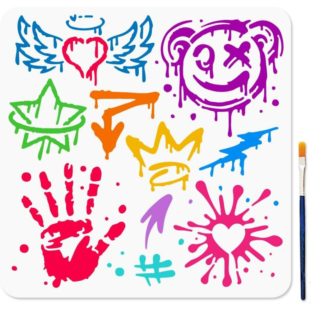 Graffiti Stencil for Painting  - огляд і ціна Photography Techniques