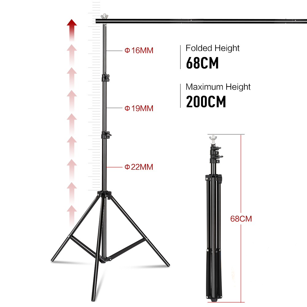SH Photography Background Stan - огляд і ціна Backdrop Stand Kit