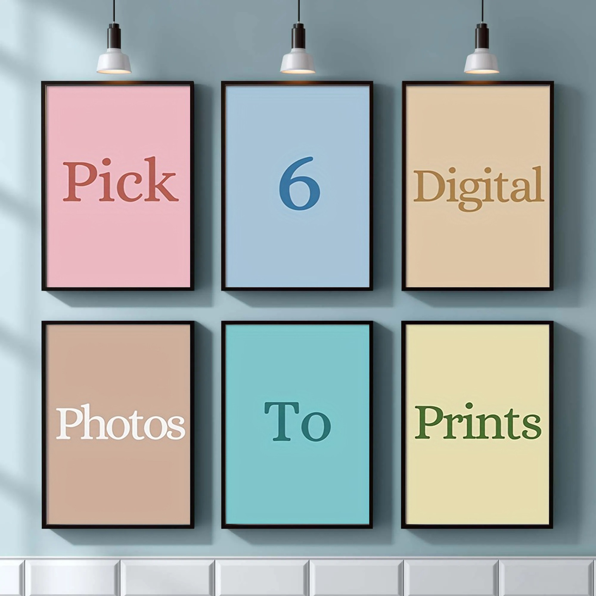 4/5/6pcs Custom Canvas Printin - огляд і ціна Photography Poster