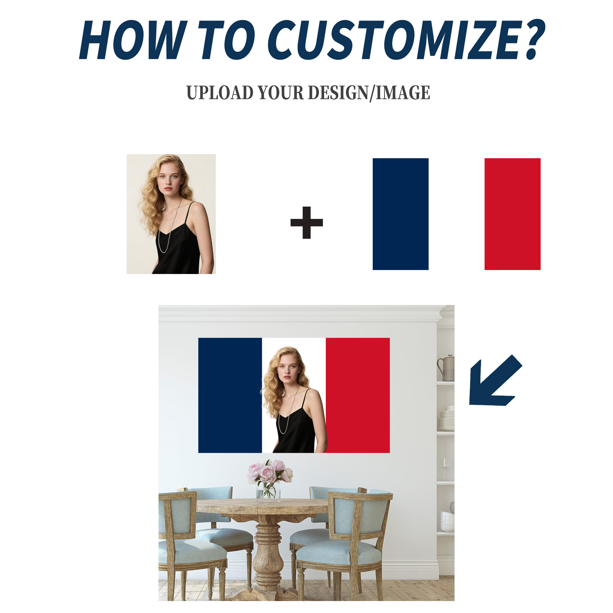 1pc 2D FLAT Personalize France - огляд і ціна Photography Style