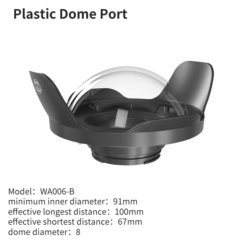 8' Wide Angle Dome Port Lens F - огляд і ціна Photography Angles