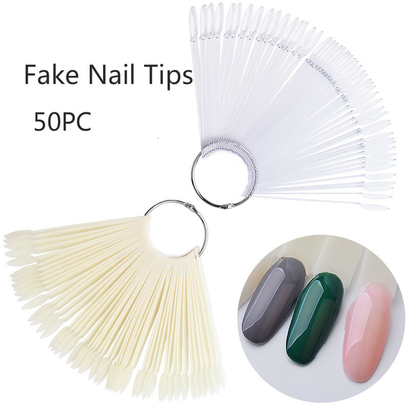50pcs Color Card Nail Tips Dis - огляд і ціна Color Checker Card