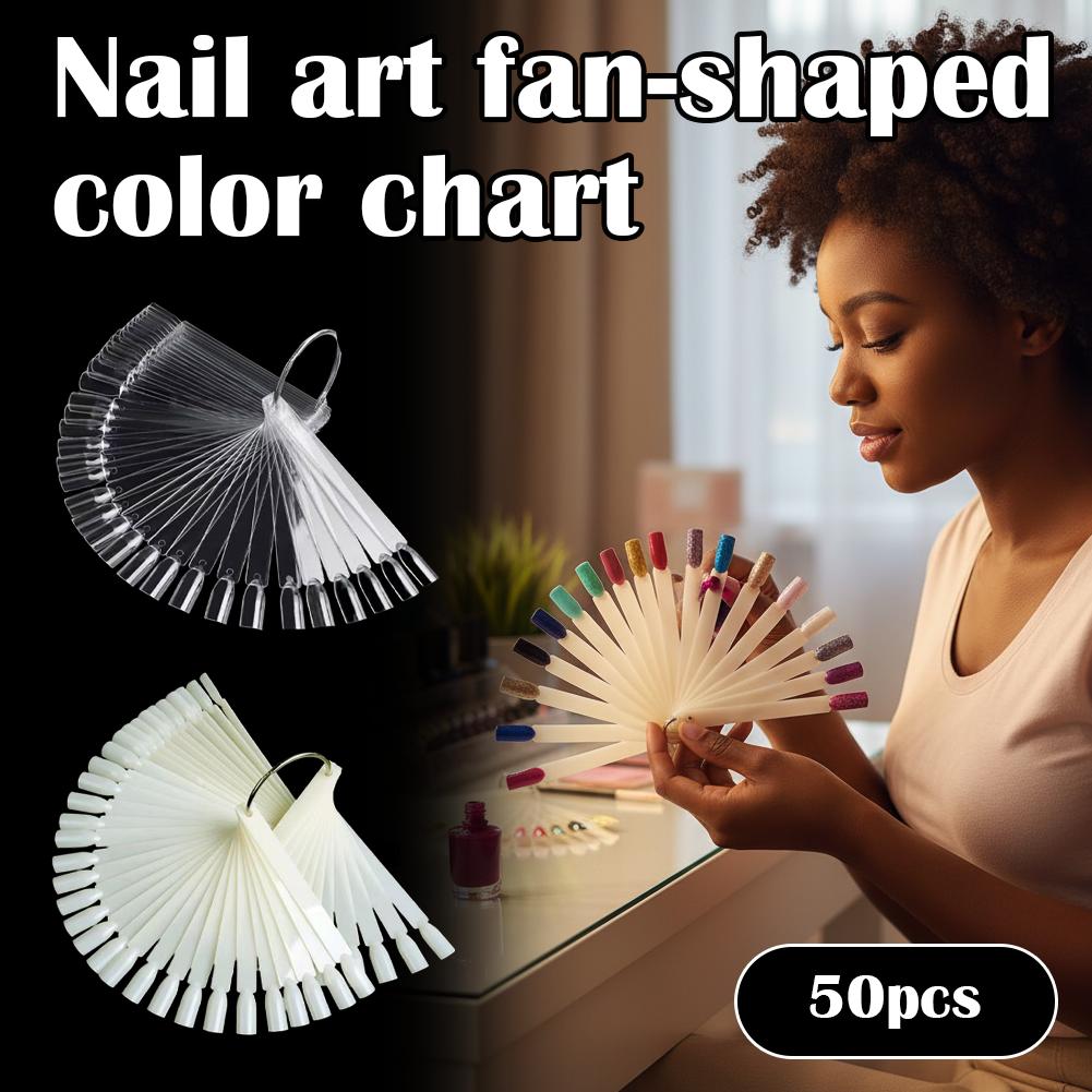 50 Tips Clear Nail Swatches Co - огляд і ціна Color Checker Card