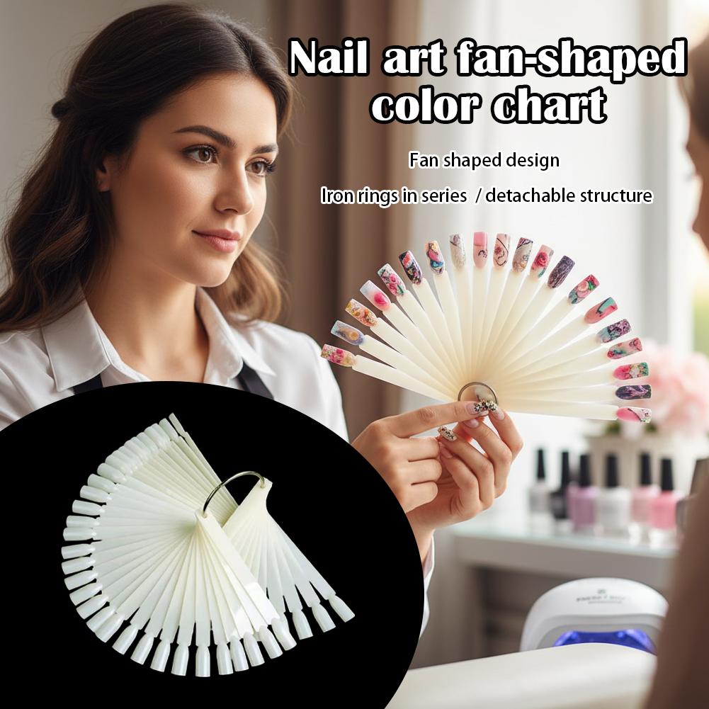 50 Tips Clear Nail Swatches Co - огляд і ціна Color Checker Card