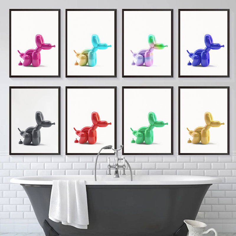 Funny Toilet Wall Art Poster P - огляд і ціна Photography Duck