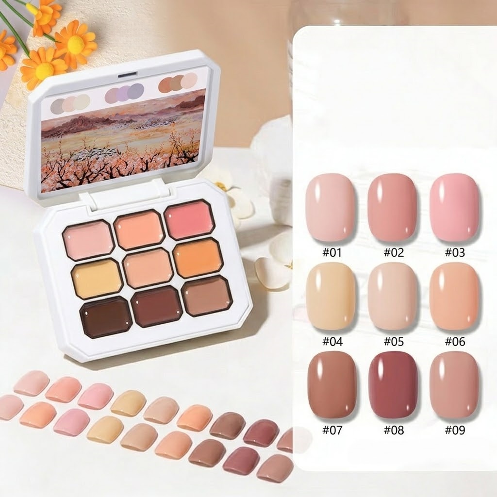 9 Colors Nude Milk Tea Solid C - огляд і ціна Photography Techniques