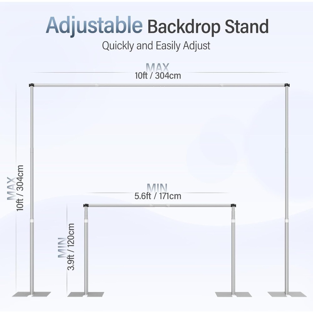 US Shipping Heavy Duty 10x10Ft - огляд і ціна Backdrop Stand Kit