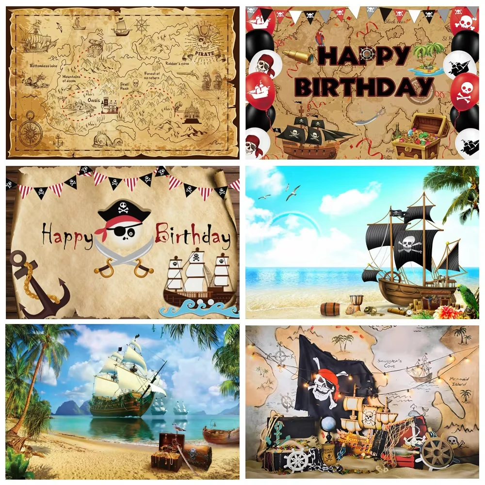 Pirate background Banner Photo - огляд і ціна Photography Mapped