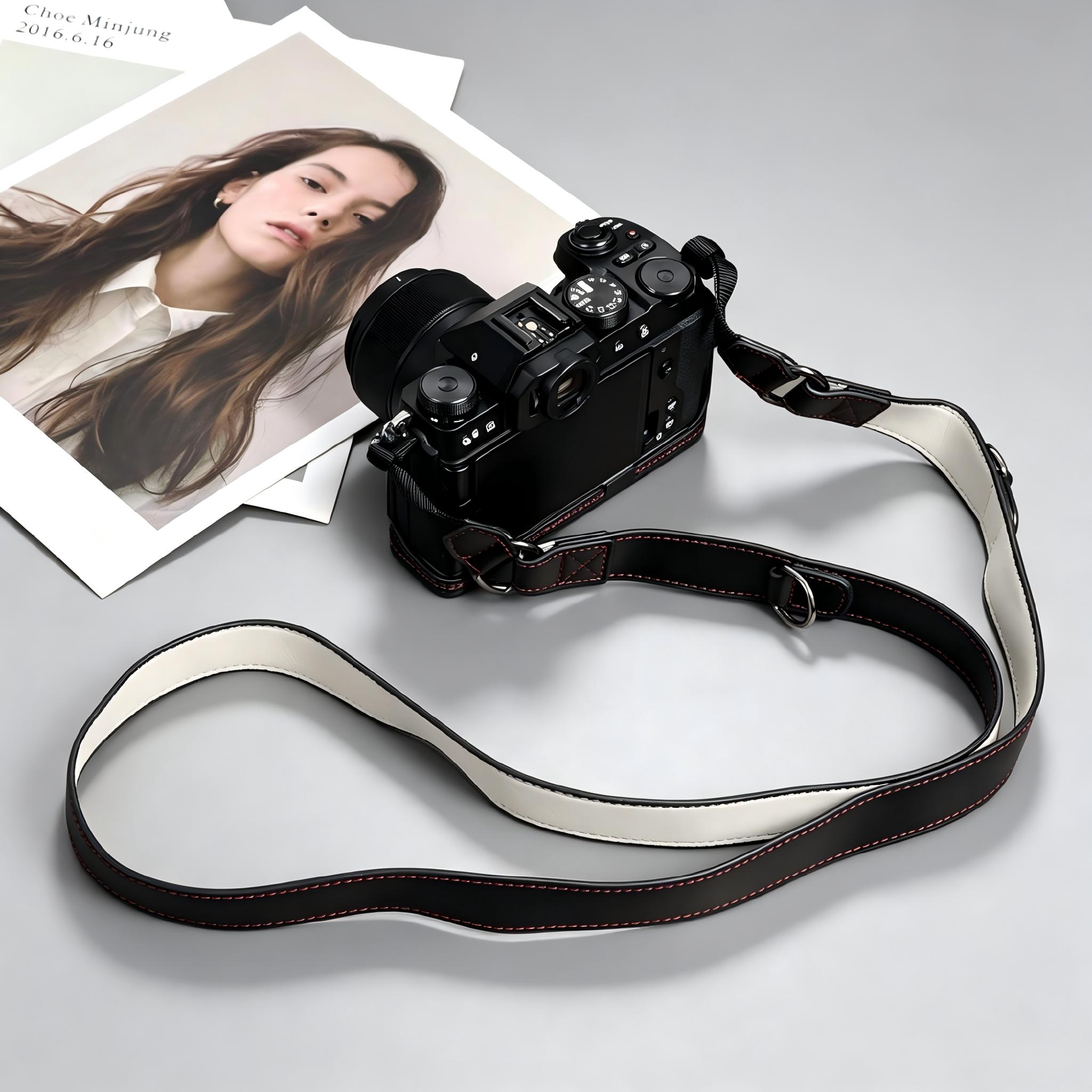 Retro Oily Wax Leather Camera  - огляд і ціна Camera Strap Leather