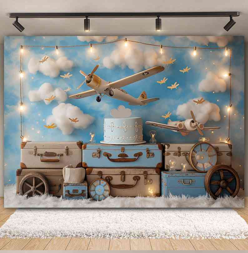 Baby Shower Hot Air Balloon Ai - огляд і ціна Photography Mapped