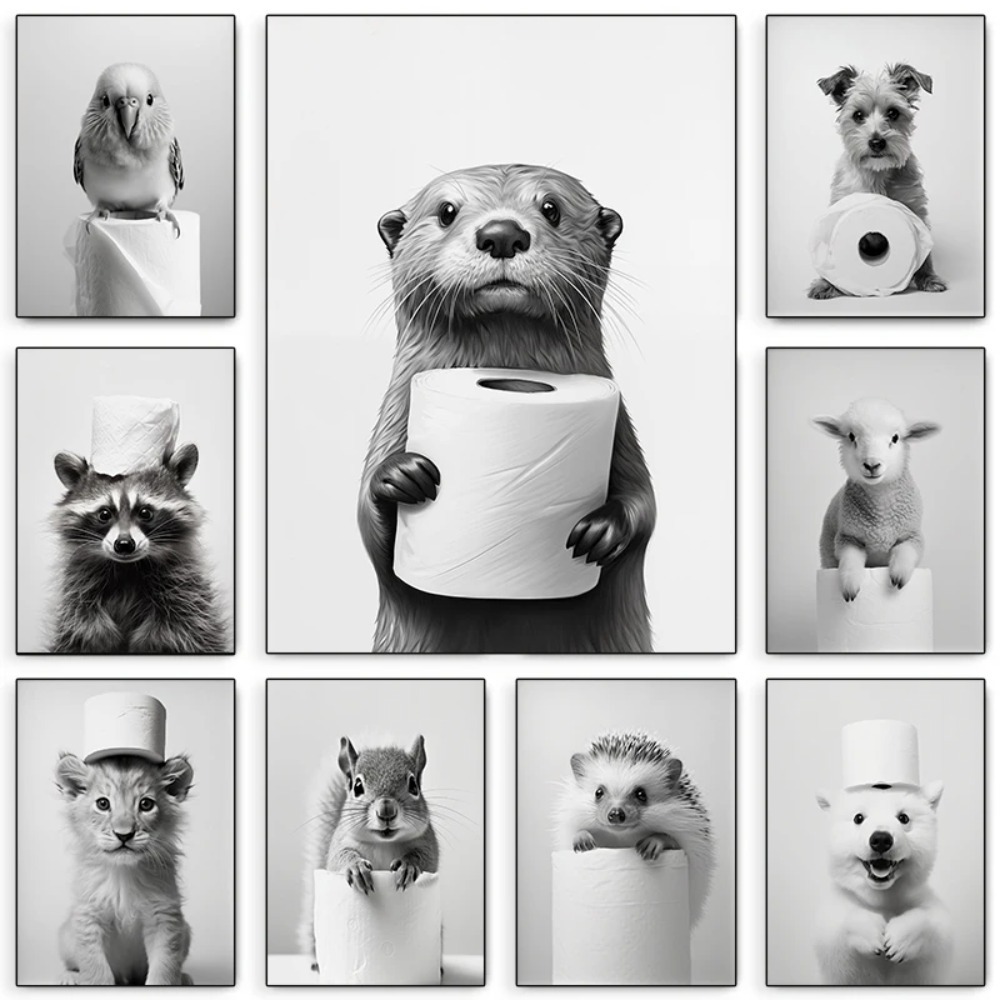 Black and White Cute Animal an - огляд і ціна Photography Duck