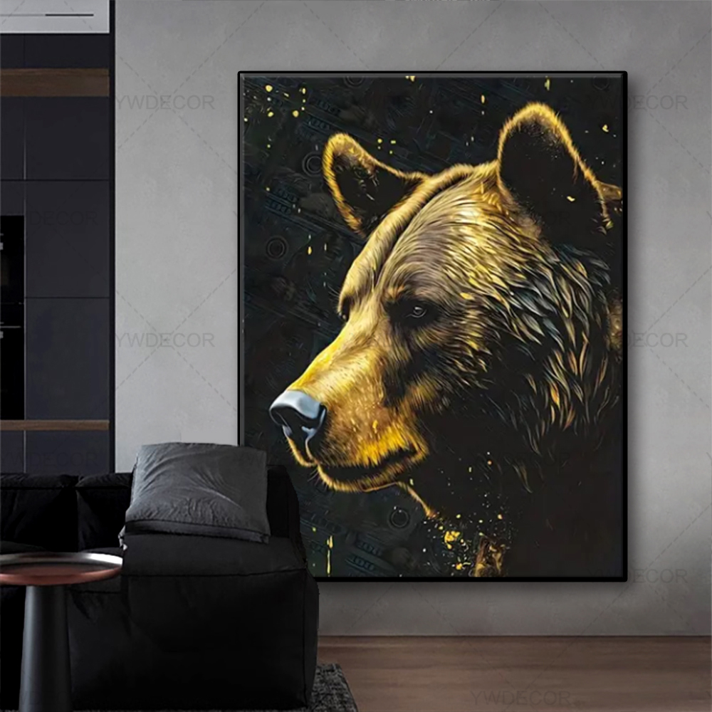 Bull and Bear Animals Painting - огляд і ціна Photography Duck