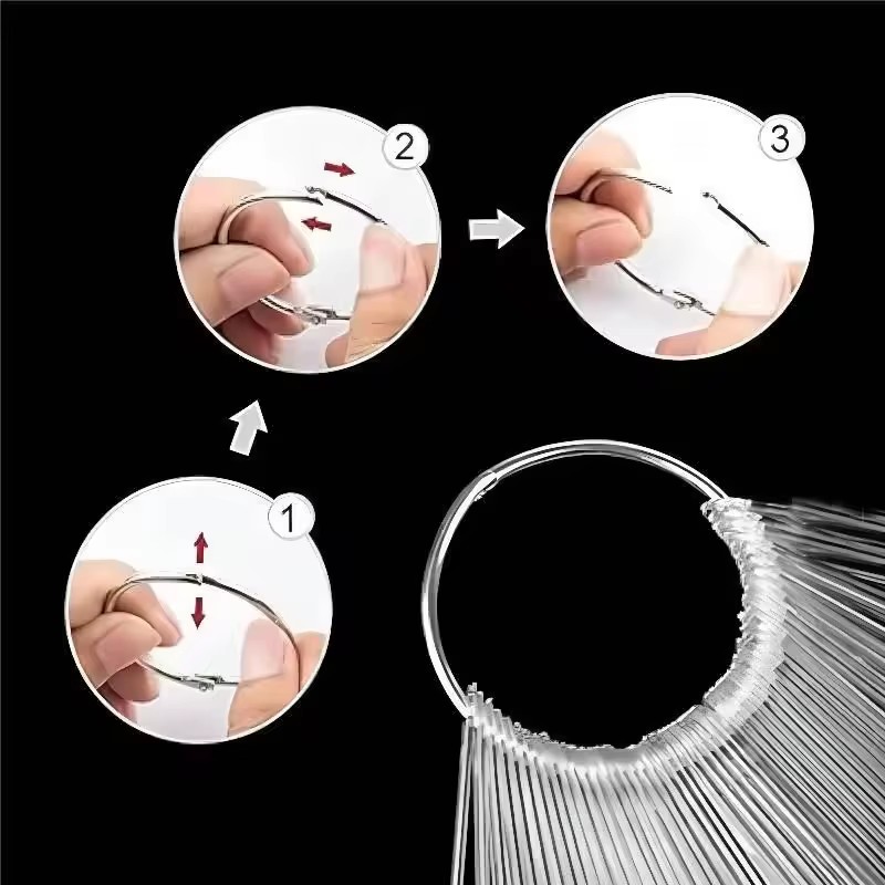 50 Pieces of Fake Nail Tips Ge - огляд і ціна Color Checker Card