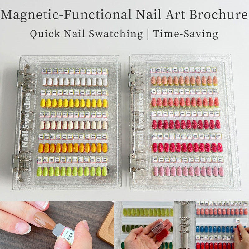 120/180/240 Magnetic Tips Nail - огляд і ціна Color Checker Card