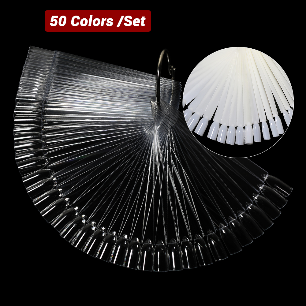 50Pcs False Nail Display Stick - огляд і ціна Color Checker Card