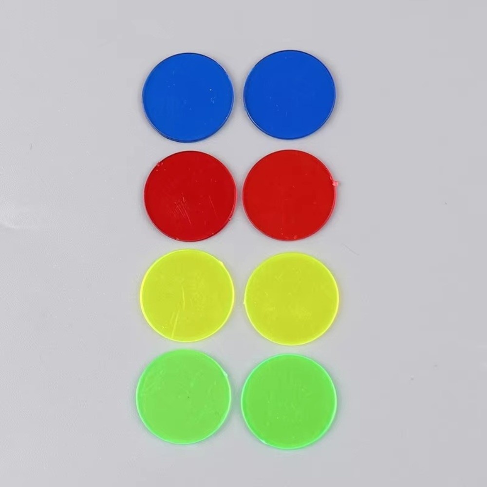 100Pcs New Plastic Round Count - огляд і ціна Color Checker Card
