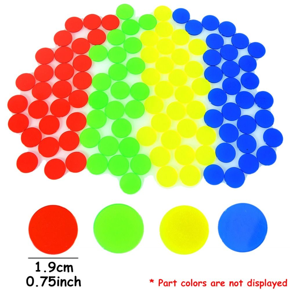 100Pcs New Plastic Round Count - огляд і ціна Color Checker Card