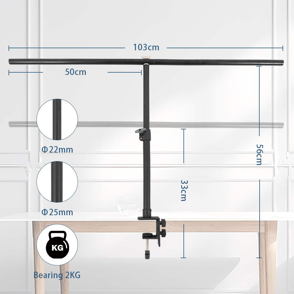 Adjustable Small Desk T-shaped - огляд і ціна Backdrop Stand Kit