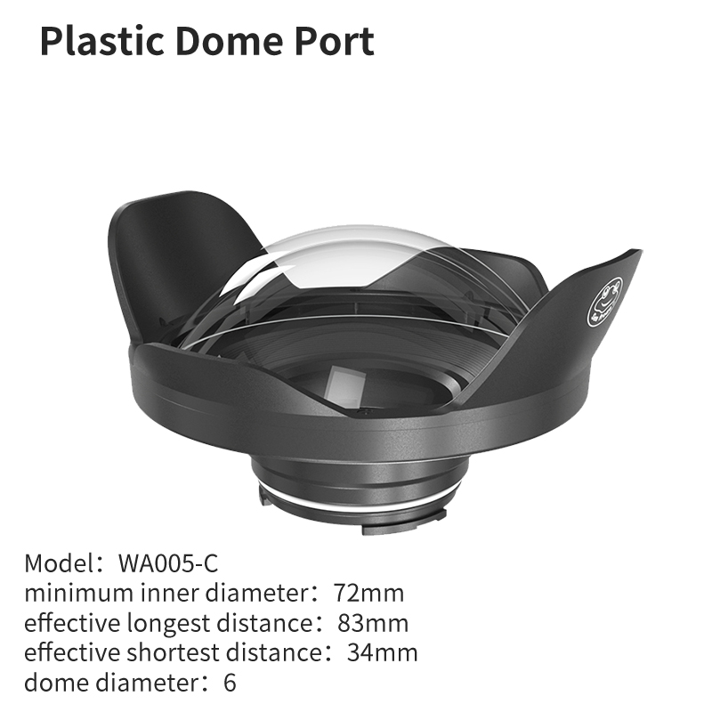 6' Wide Angle Dome Port Lens F - огляд і ціна Photography Angles
