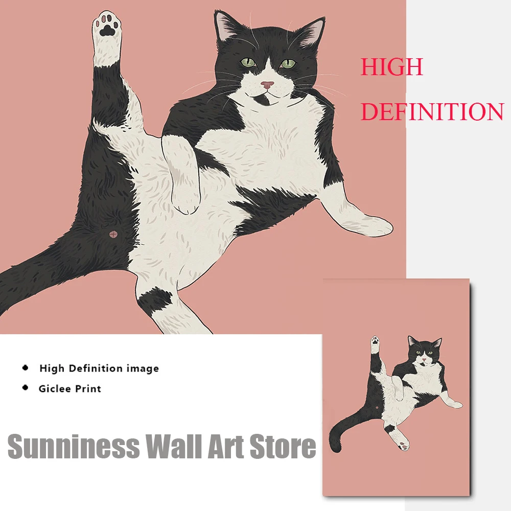 Funny Wine Black Cat Wall Art  - огляд і ціна Photography Duck