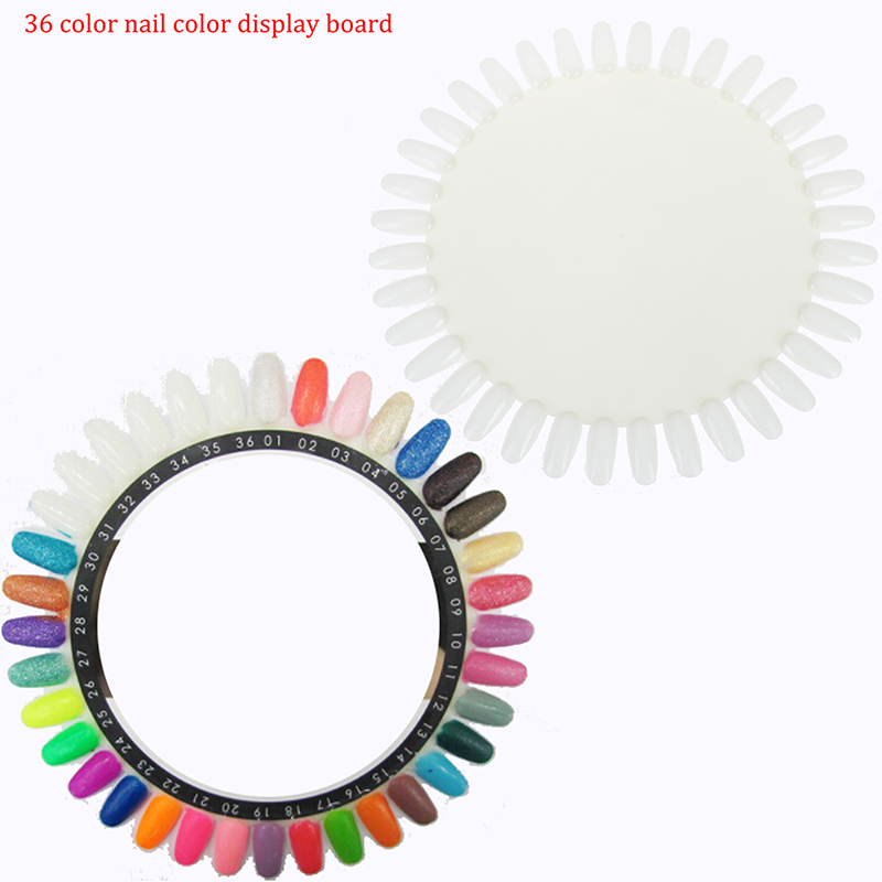 36 Colors Round Nail Polish Ge - огляд і ціна Color Checker Card