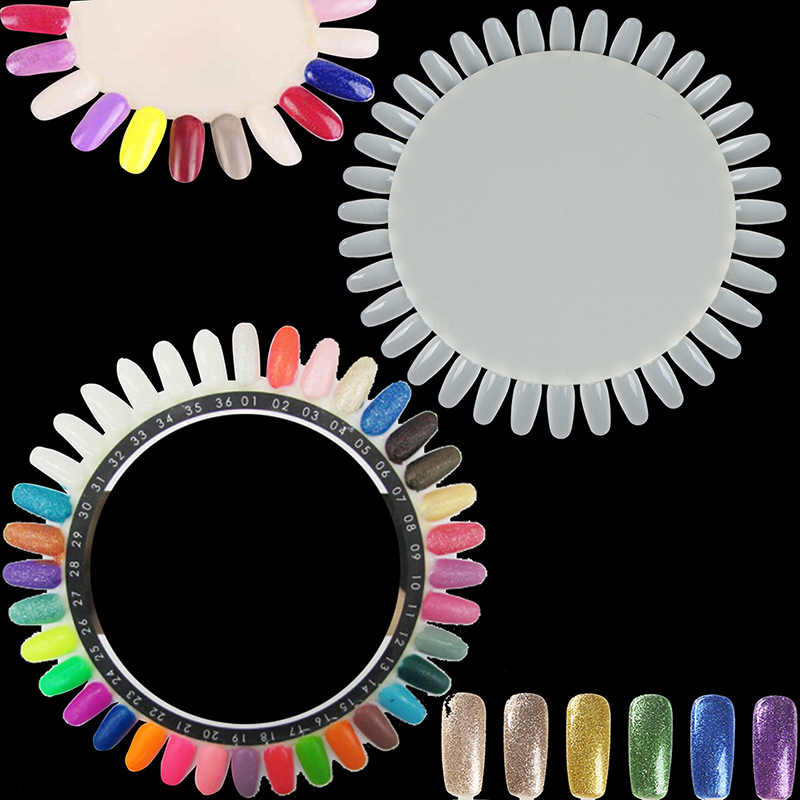 36 Colors Round Nail Polish Ge - огляд і ціна Color Checker Card