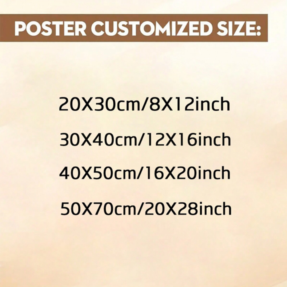 1pc Frameless Personalize Cust - огляд і ціна Photography Poster