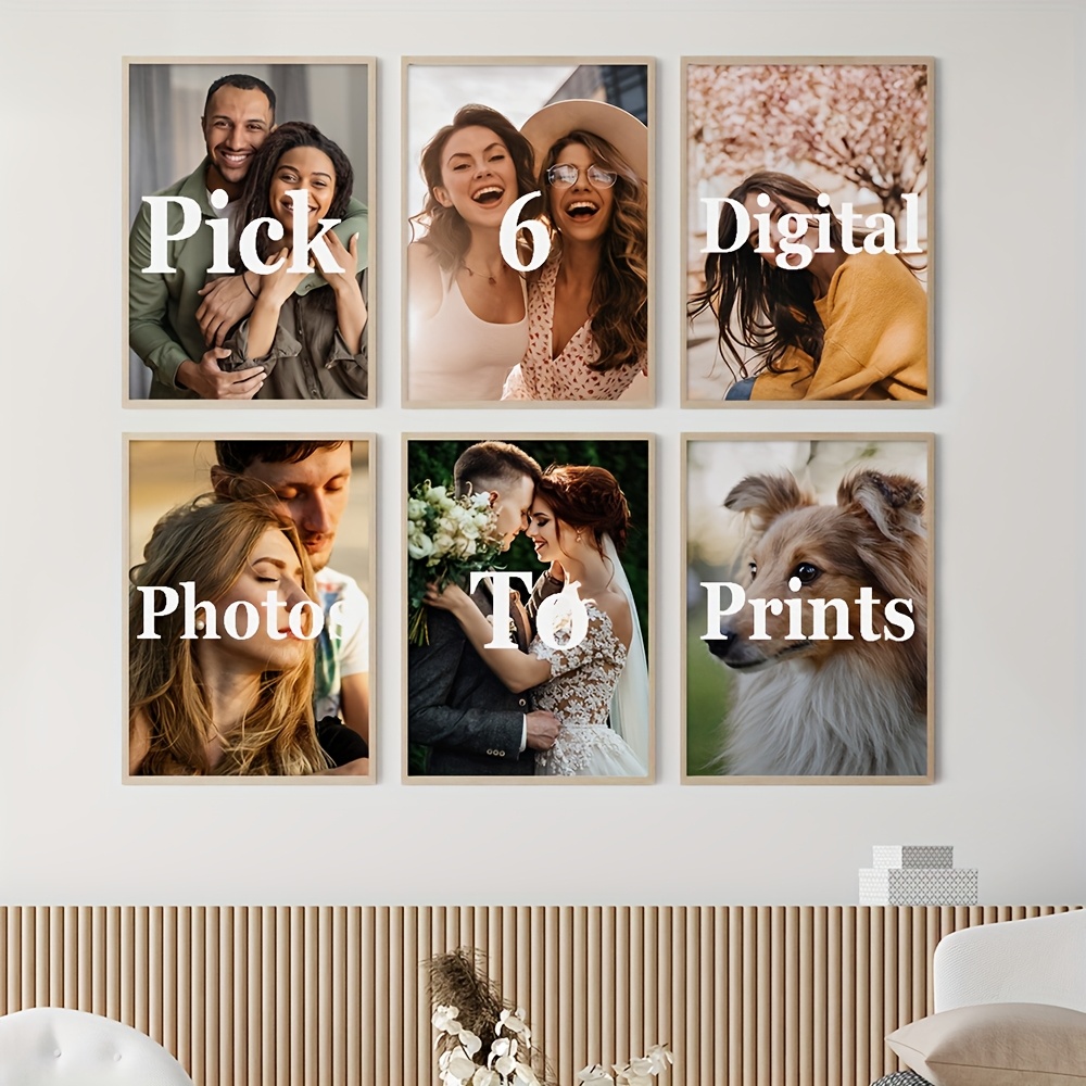 6pcs/set Custom Canvas Prints  - огляд і ціна Photography Poster