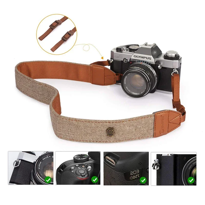 Portable Camera Strap Adjustab - огляд і ціна Camera Strap Leather