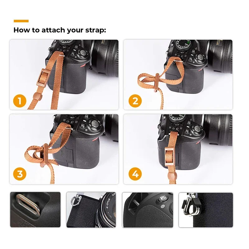 Portable Camera Strap Adjustab - огляд і ціна Camera Strap Leather